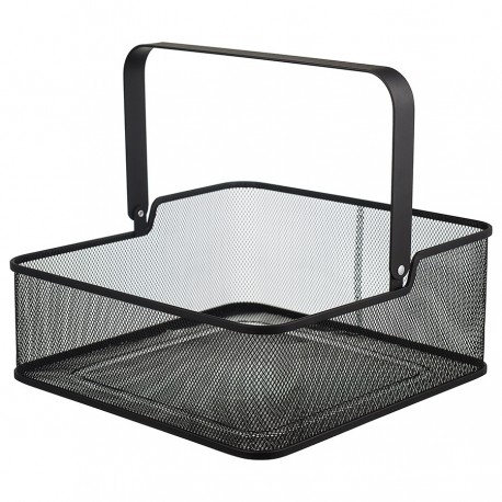 Корзина для хранения ferrant, 30,5х30,5х12,5 см, черная