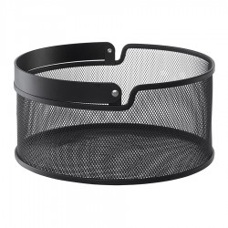 Корзина для хранения ferrant, D25х12,5 см, черная