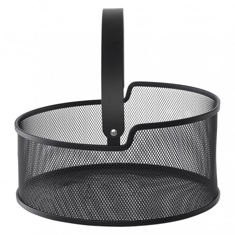 Корзина для хранения ferrant, D25х12,5 см, черная