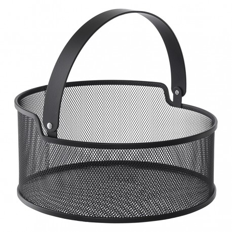 Корзина для хранения ferrant, D25х12,5 см, черная