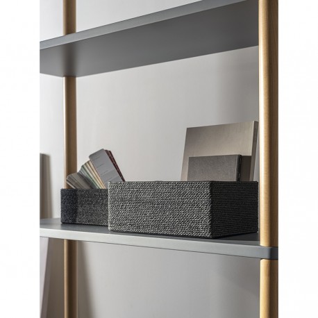 Корзина для хранения lian, 26х16х10 см, черная