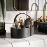 Органайзер bellwood caddy, 30х23 см, черный/орех