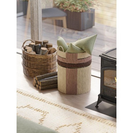 Корзина плетеная bongo chocolate из коллекции ethnic, размер s