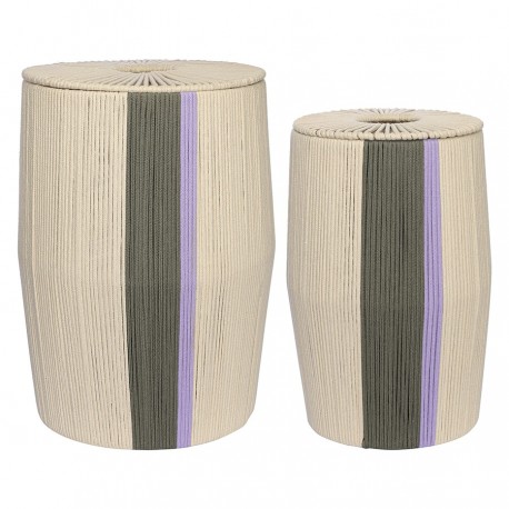 Корзина плетеная conga grey из коллекции ethnic, размер l