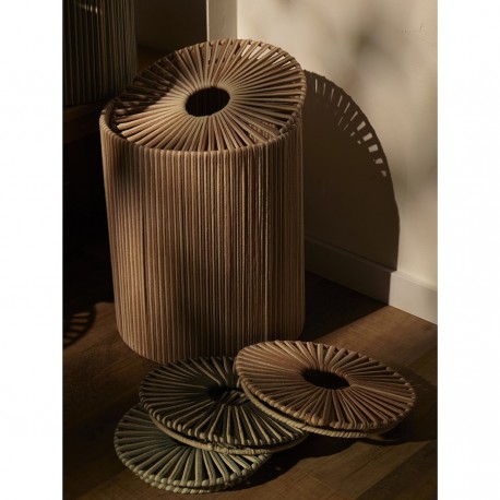 Корзина плетеная dholak beige из коллекции ethnic, размер l